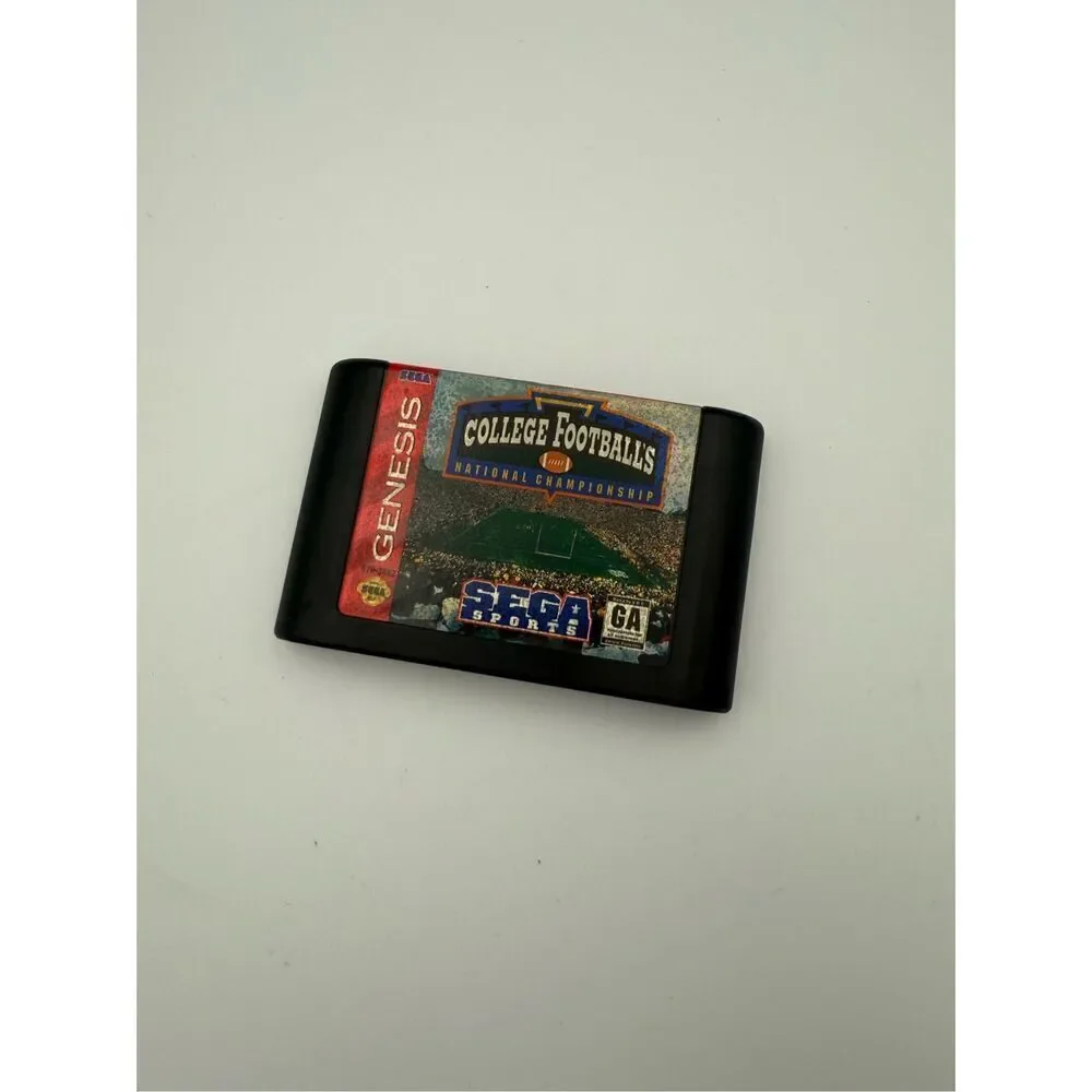 Sega Genesis College Footballs National Championship Video Game Cartridge